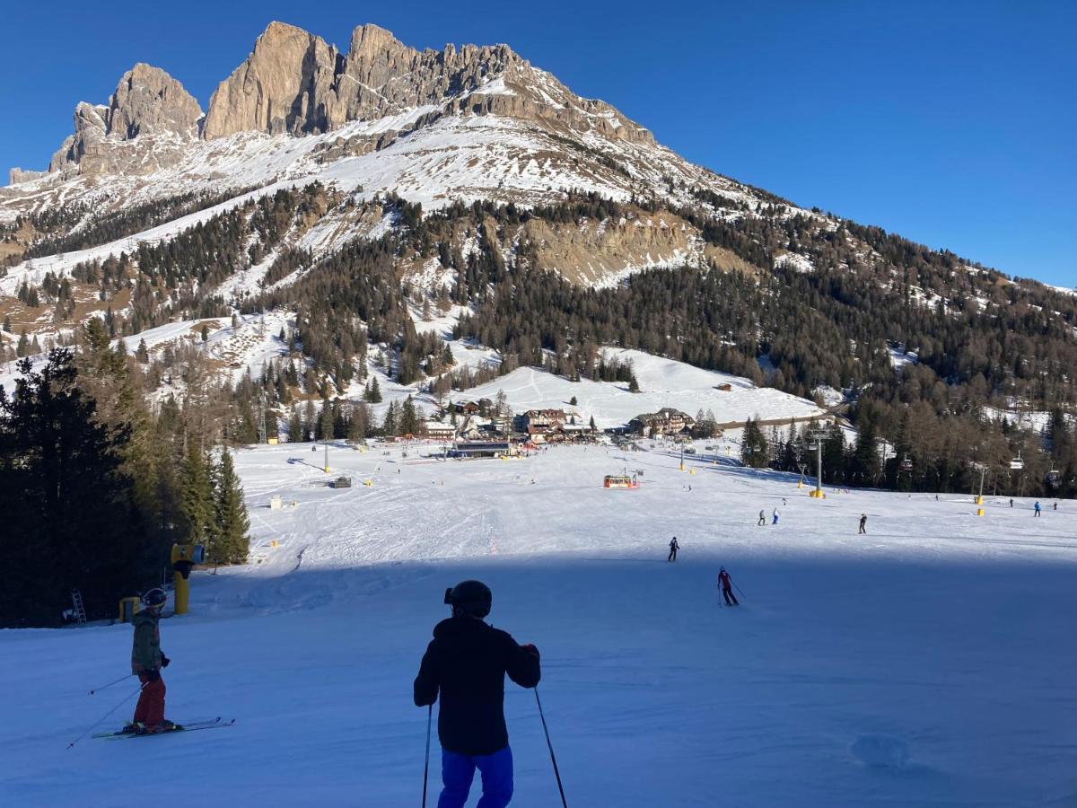Renoviertes Apartment Mit Terrasse An Der Piste Mit Kostenlosen Wifi Carezza al Lago Exteriér fotografie