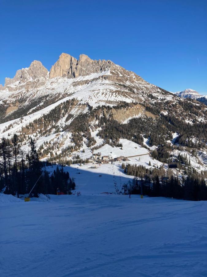 Renoviertes Apartment Mit Terrasse An Der Piste Mit Kostenlosen Wifi Carezza al Lago Exteriér fotografie